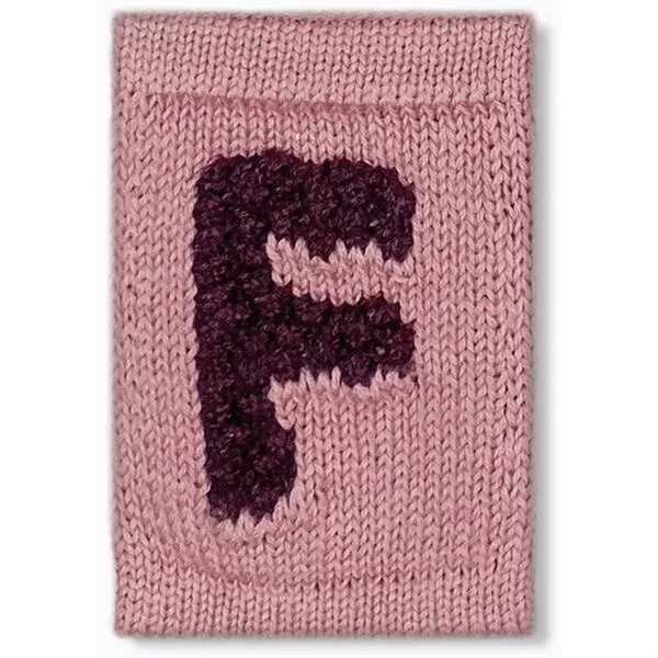 Smallstuff Stickad Bogstav Rose