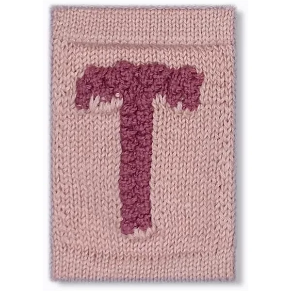 Smallstuff Stickad Bogstav Rose