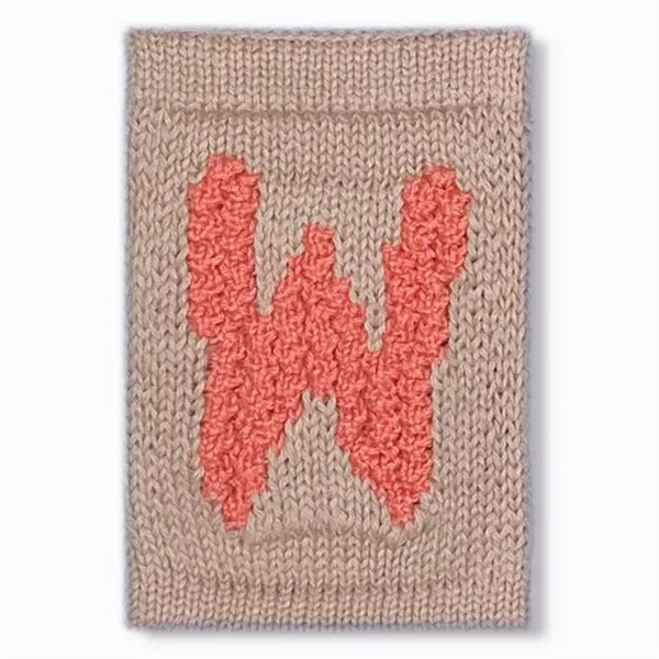 Smallstuff Stickad Bogstav Rose