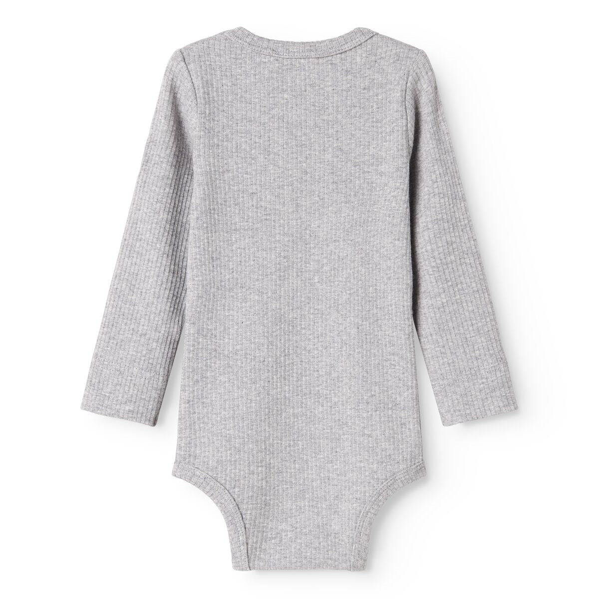 MarMar Modal Melange Light Grey Melange Plain Body LS