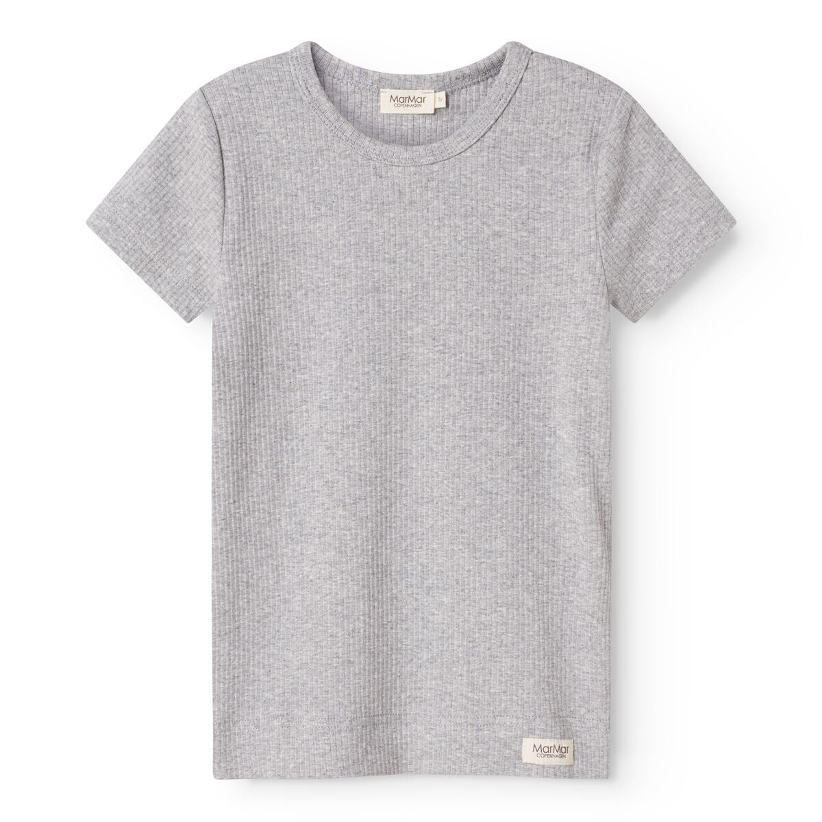 MarMar Modal Melange Light Grey Melange Plain T-shirt