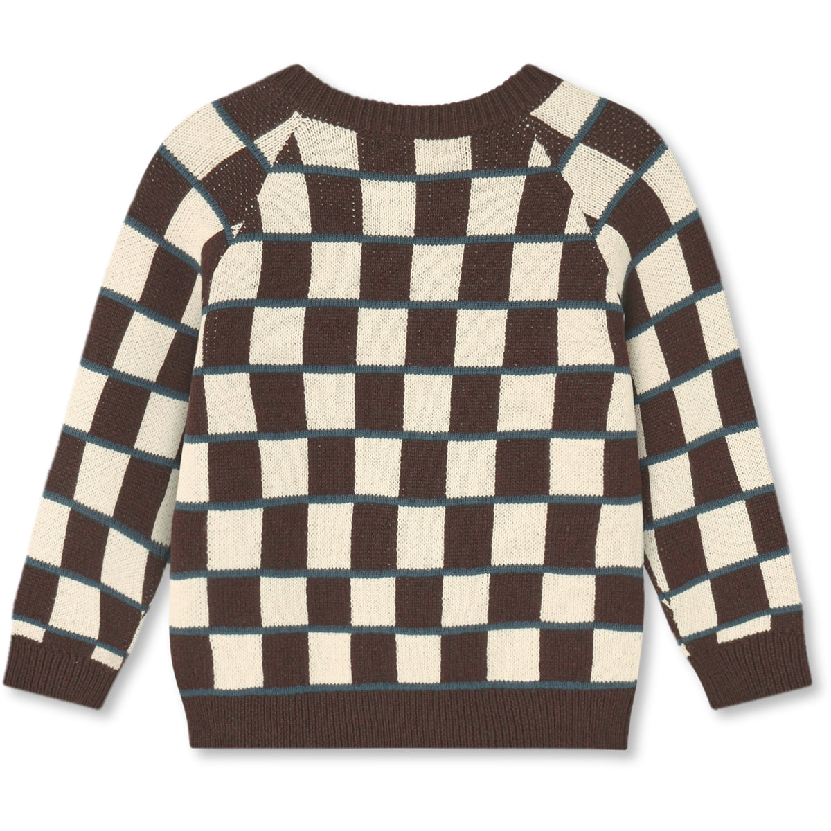 Fliink Sandshell / Coffee Bean Nova Check Pullover