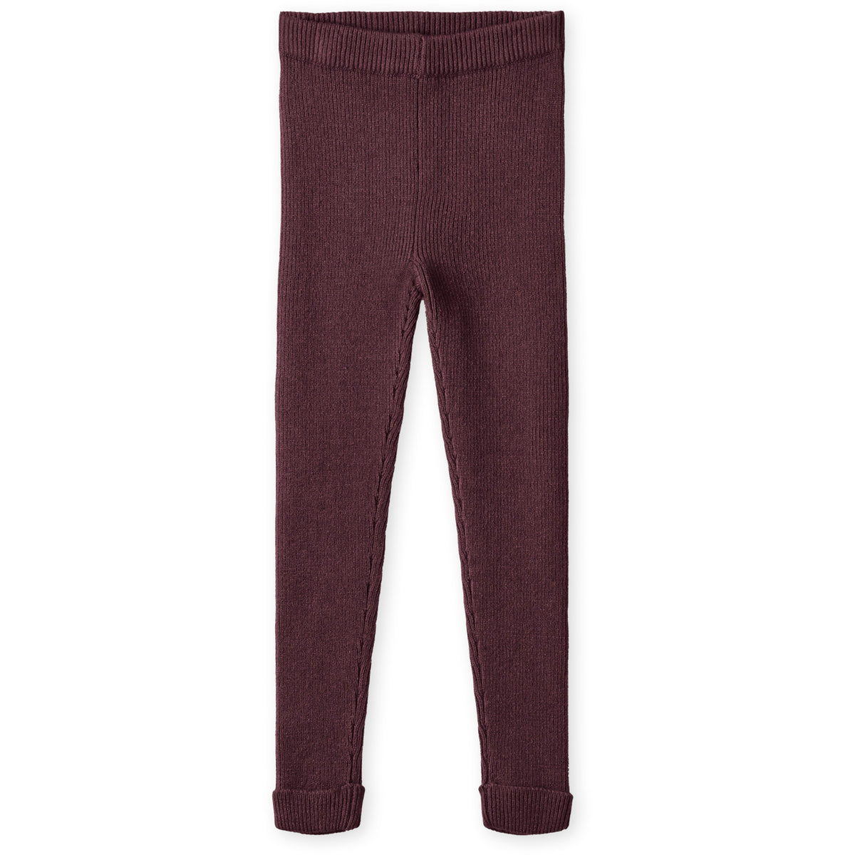 Fliink Burgendy Benna Rib Leggings