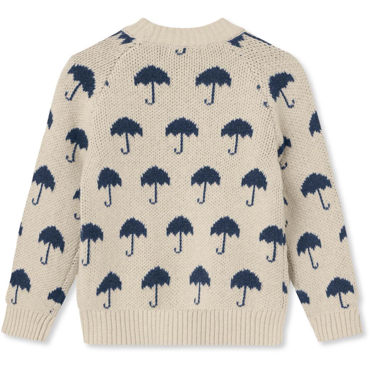 Fliink Sandshell / Insignia Blue Janie Cashmere Umbrella Pullover
