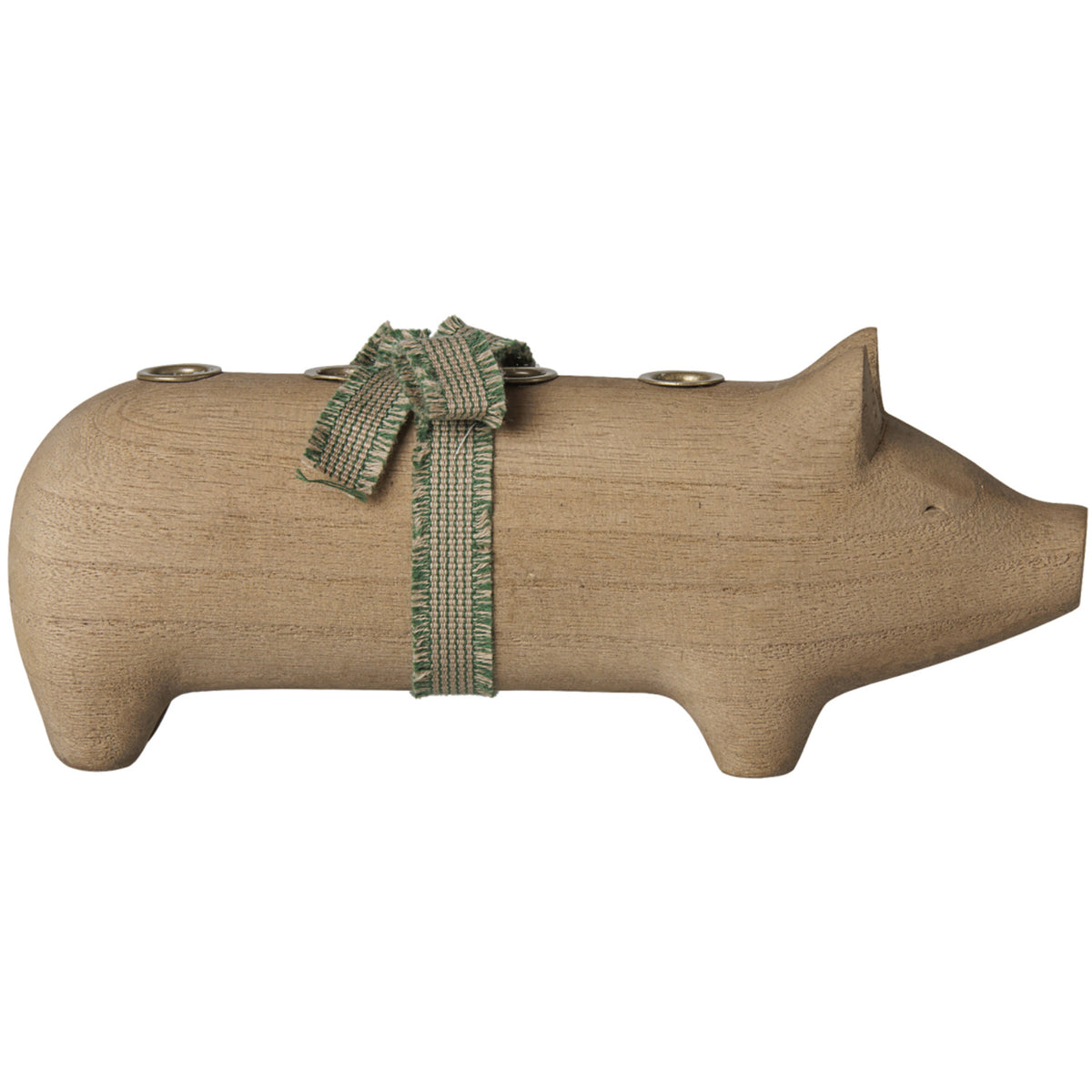 Maileg Trælysestage, Gris, Advent Medium - Natur
