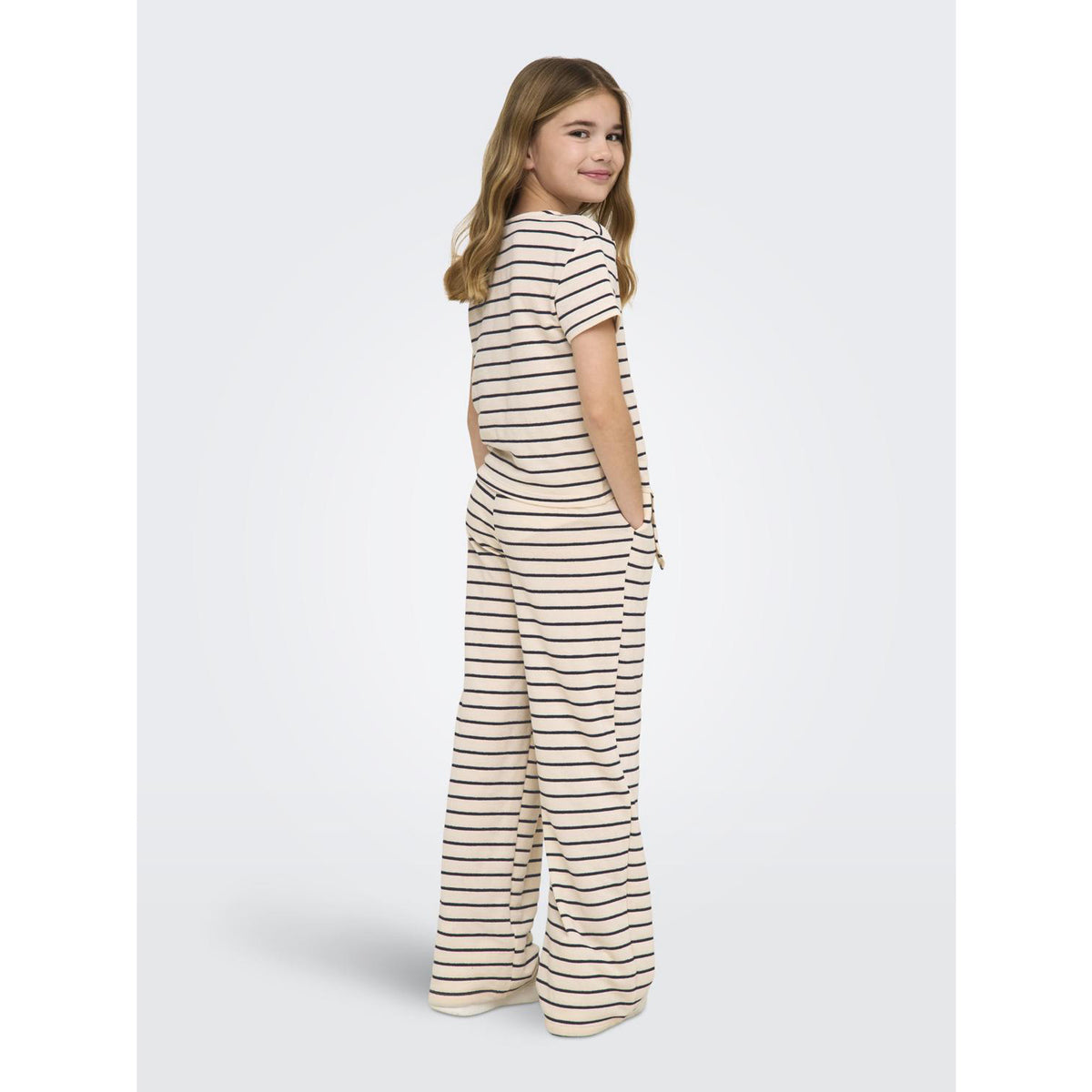 kids ONLY Tofu Night Sky Kogjana Ss Striped Knot Topp Jrs