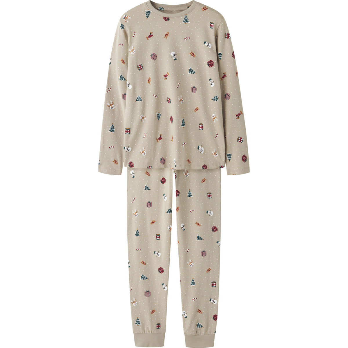 Name It Pure Cashmere Christmas Nknvismas Ls Nattkläder