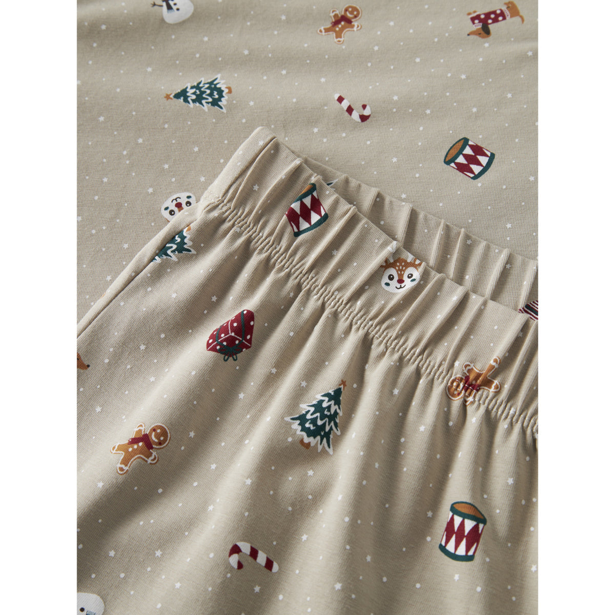 Name It Pure Cashmere Christmas Nanvismas Ls Nattkläder