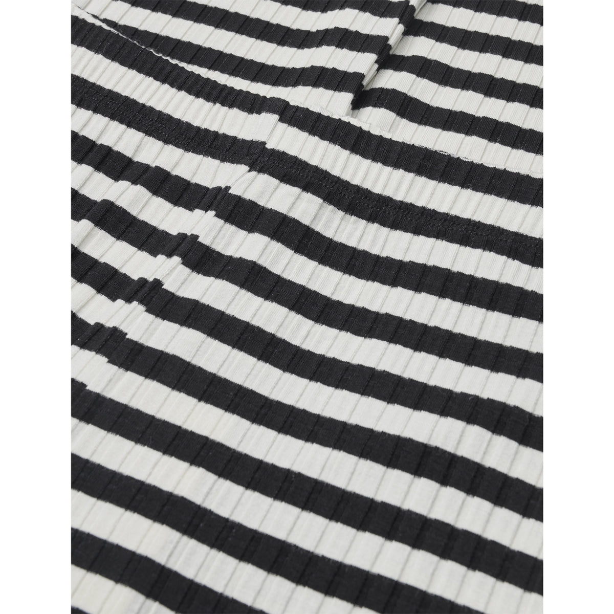 Mads Nørgaard 5x5 Classic Stripe Lala Leggings Black/Vanilla Ice