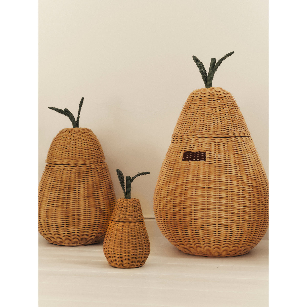 Ferm Living Natural Pear Flätad Förvaring Ekstra Large