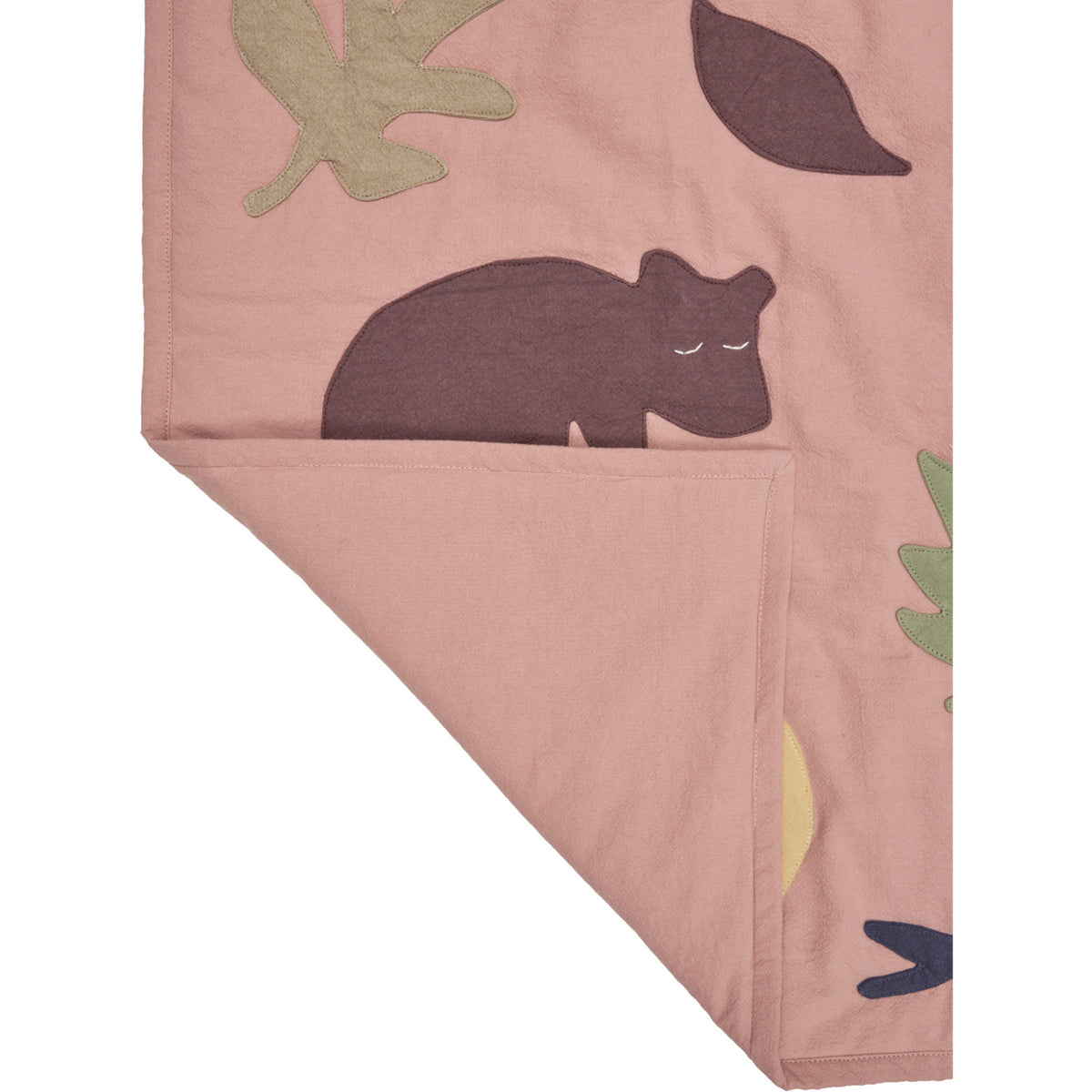 Ferm Living Rose/Multi Lunden Filt