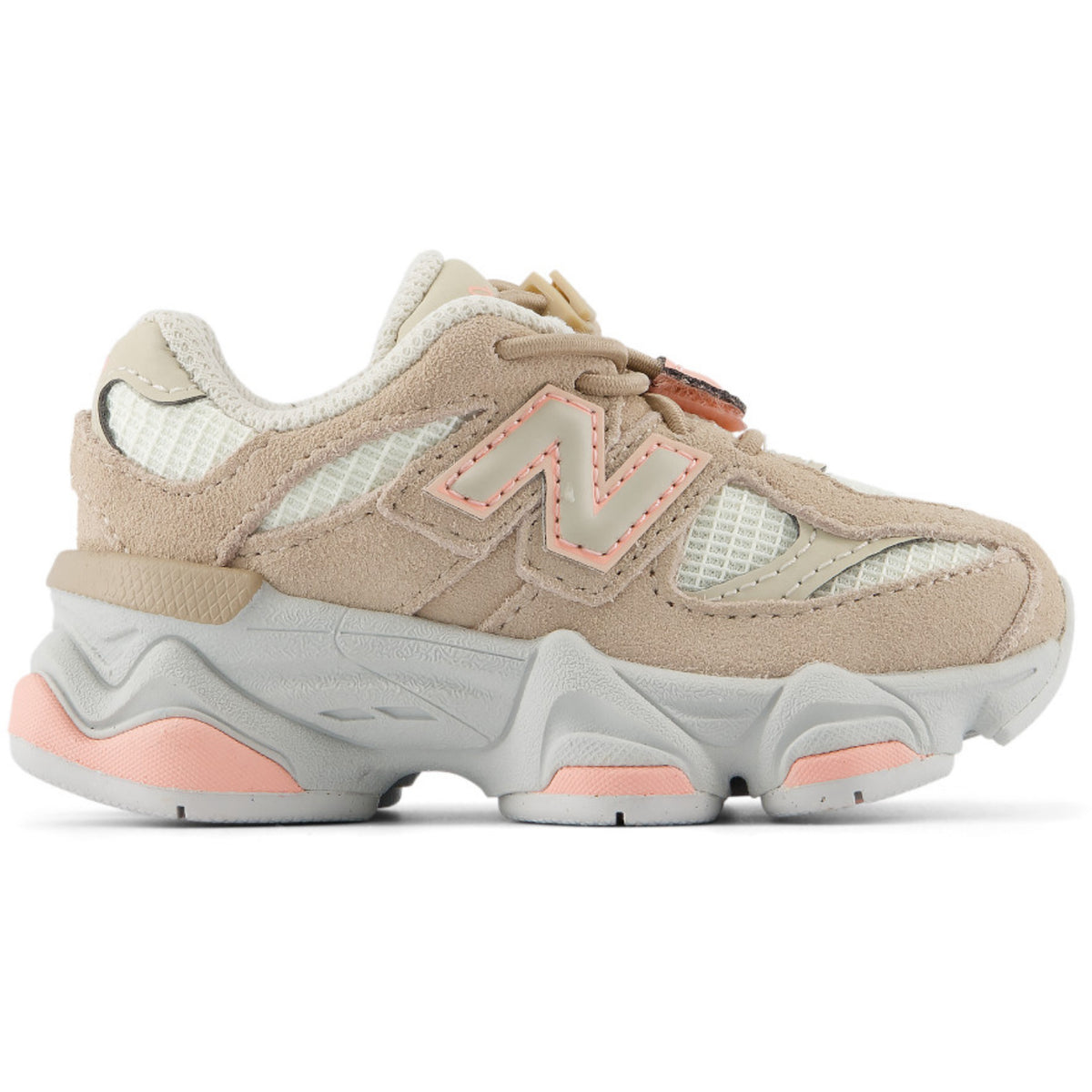 New Balance Mindful Grey 9060 Kids Bungee Lace