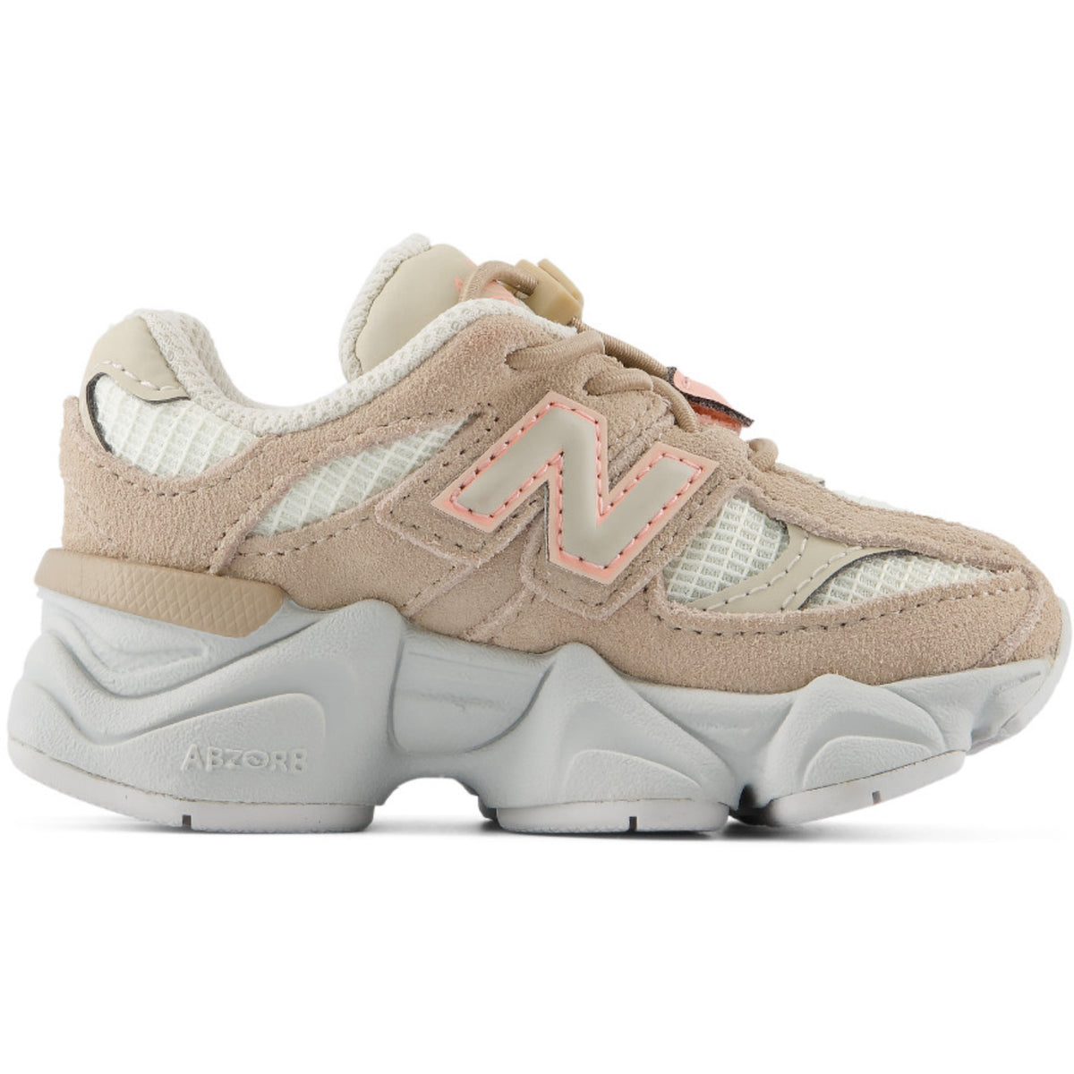 New Balance Mindful Grey 9060 Kids Bungee Lace
