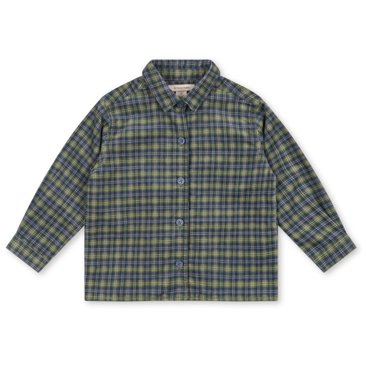 Konges Sløjd Laurel Blue Check Cara Ls Skjorta Gots