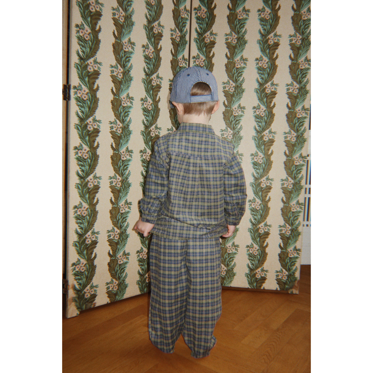 Konges Sløjd Laurel Blue Check Cara Ls Skjorta Gots