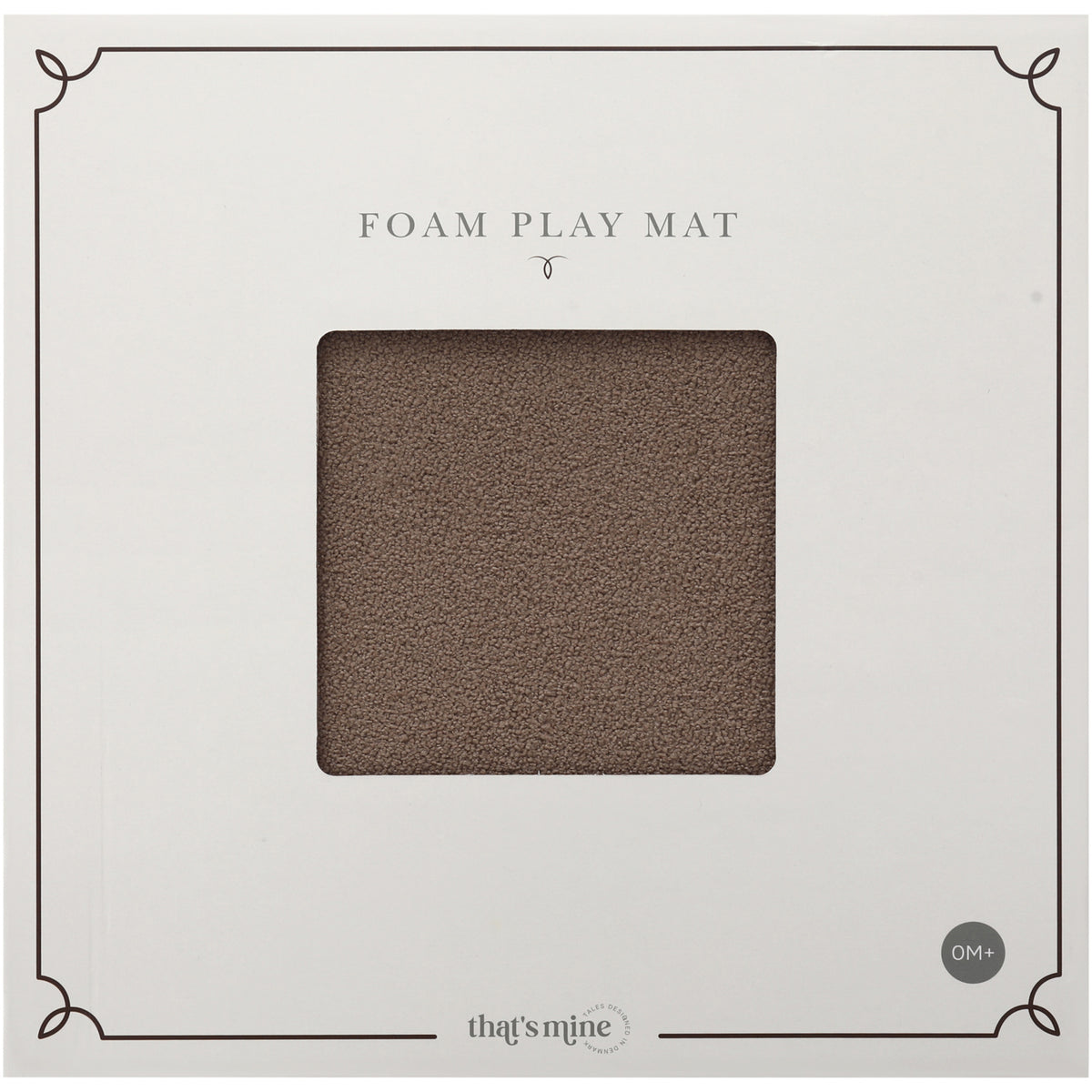 That's Mine Cool Brown Aiva Skum Leg Mats Square