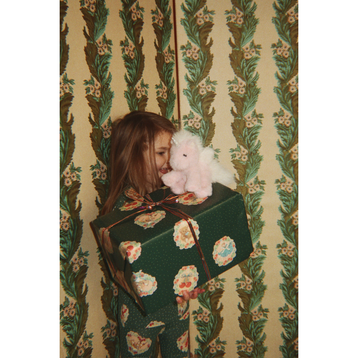 Konges Sløjd Deer Diary Green Basic Blouse/Pants Sett Gots