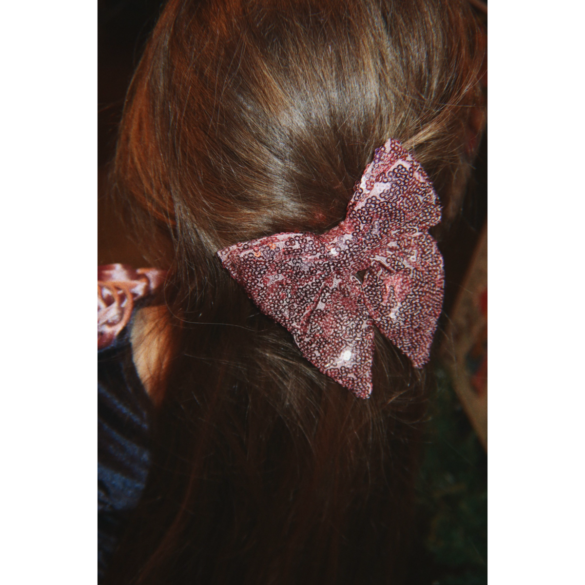 Konges Sløjd Rosewater Tindra Paljet Rosett Hair Clip