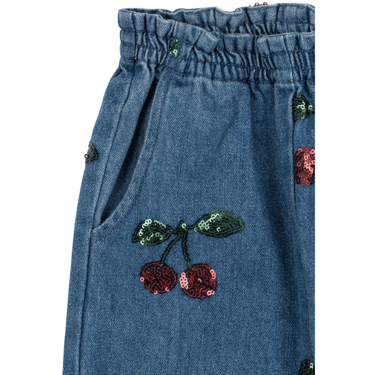 Konges Sløjd Cherry Sequin Magot Paljet Frill Byxor Gots