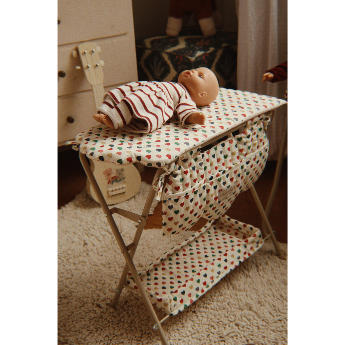 Konges Sløjd Creamy Stripe Bella Baby Docka