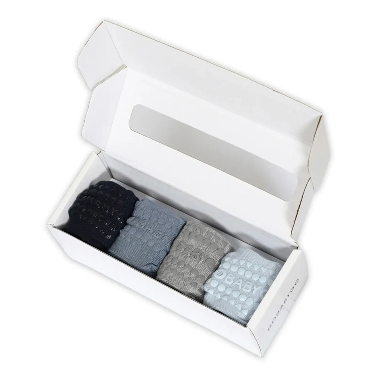 Gobabygo Navy/Sky Blue/Grey/Stone Blue Combo Box - Viscose-bamboo
