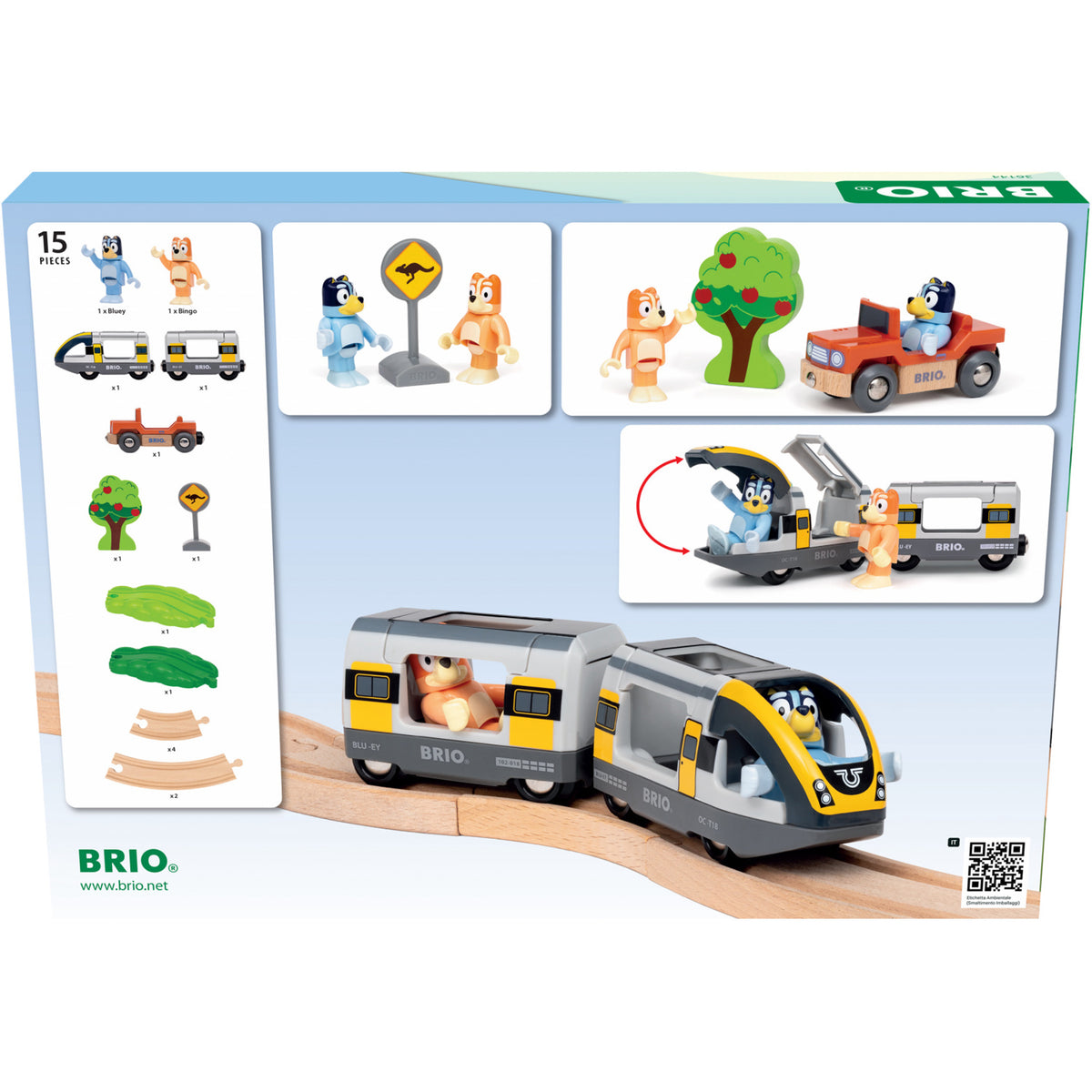 BRIO® BRIO 36144 Bluey Togbane-sæt