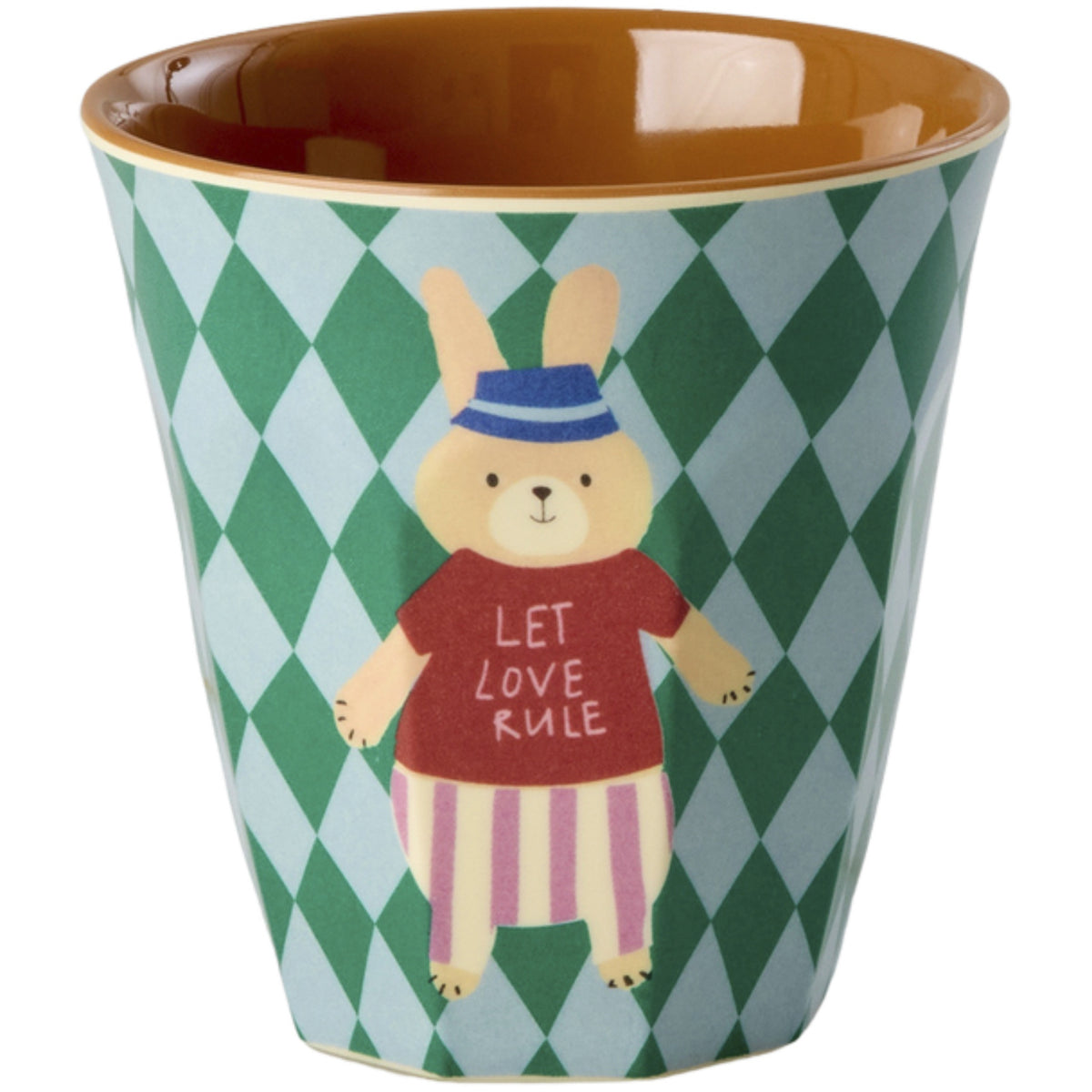 Rice Melamin Kids Kopp Med Blue Musik Band Print - Small - 6 Pack - 160 Ml