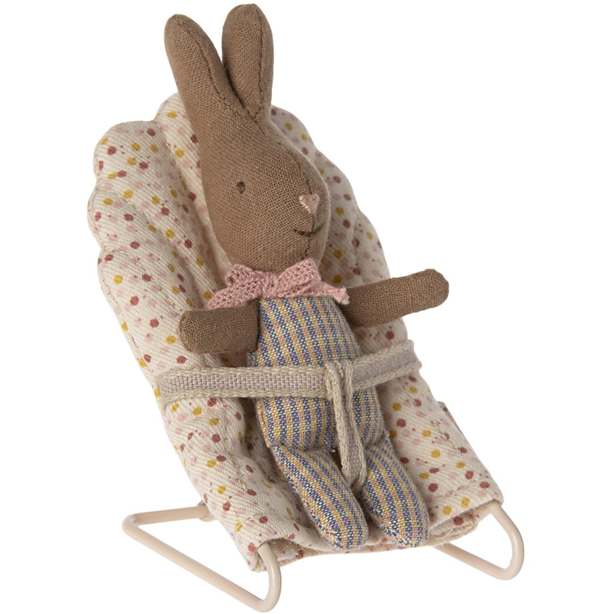 Maileg Kanin, My - Rosa/Blå Check