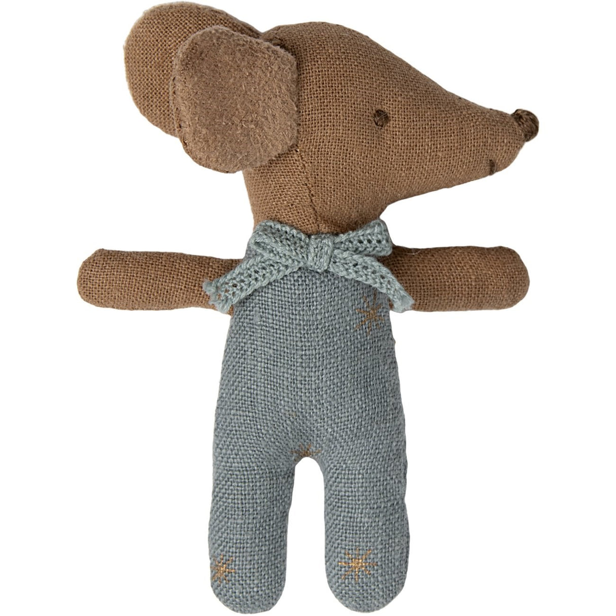 Maileg Sleepy Wakey Babymus i Tändsticksask - Blå