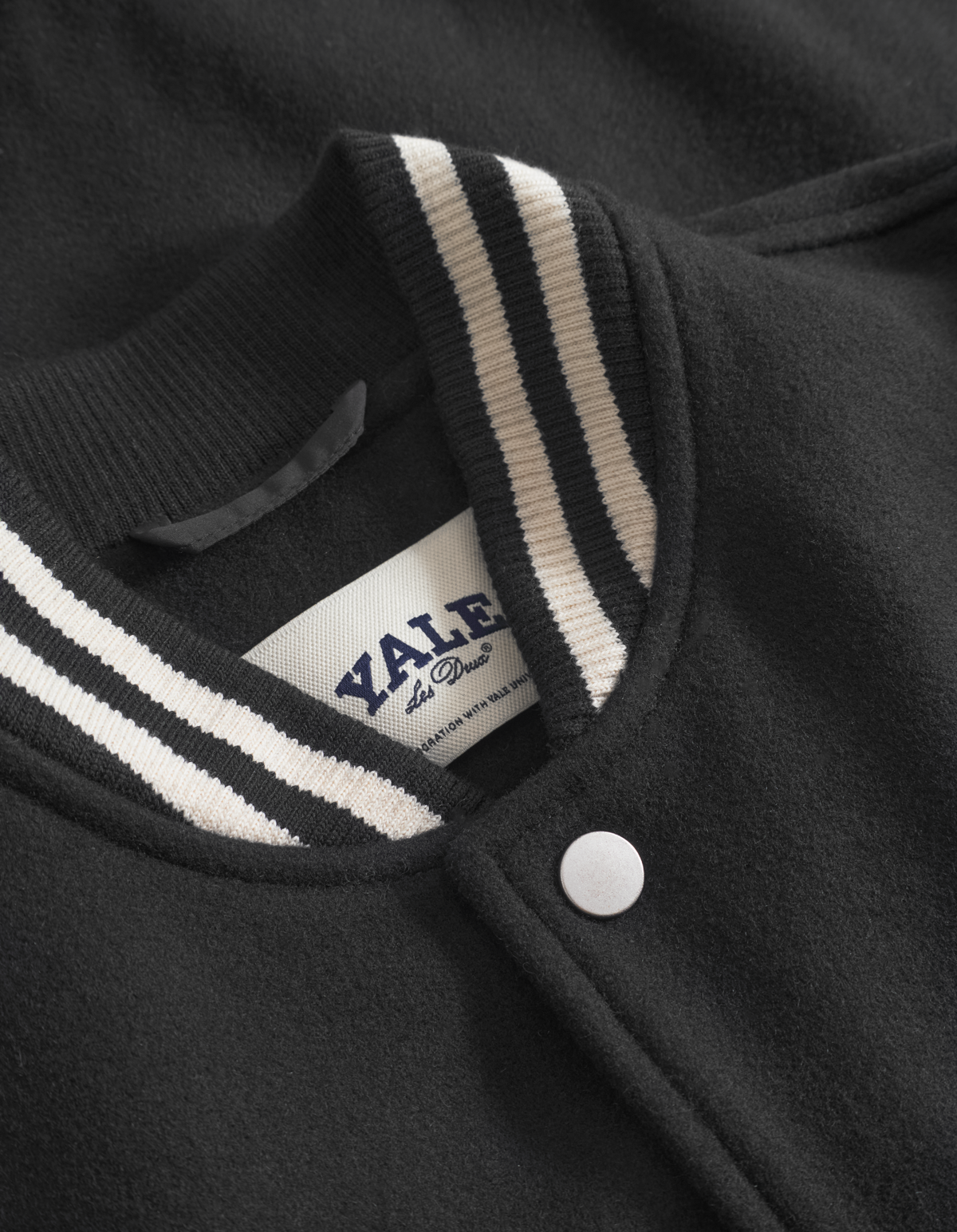 Les Deux Kids Black/Black Yale Ull Varsity Jacka KIDS