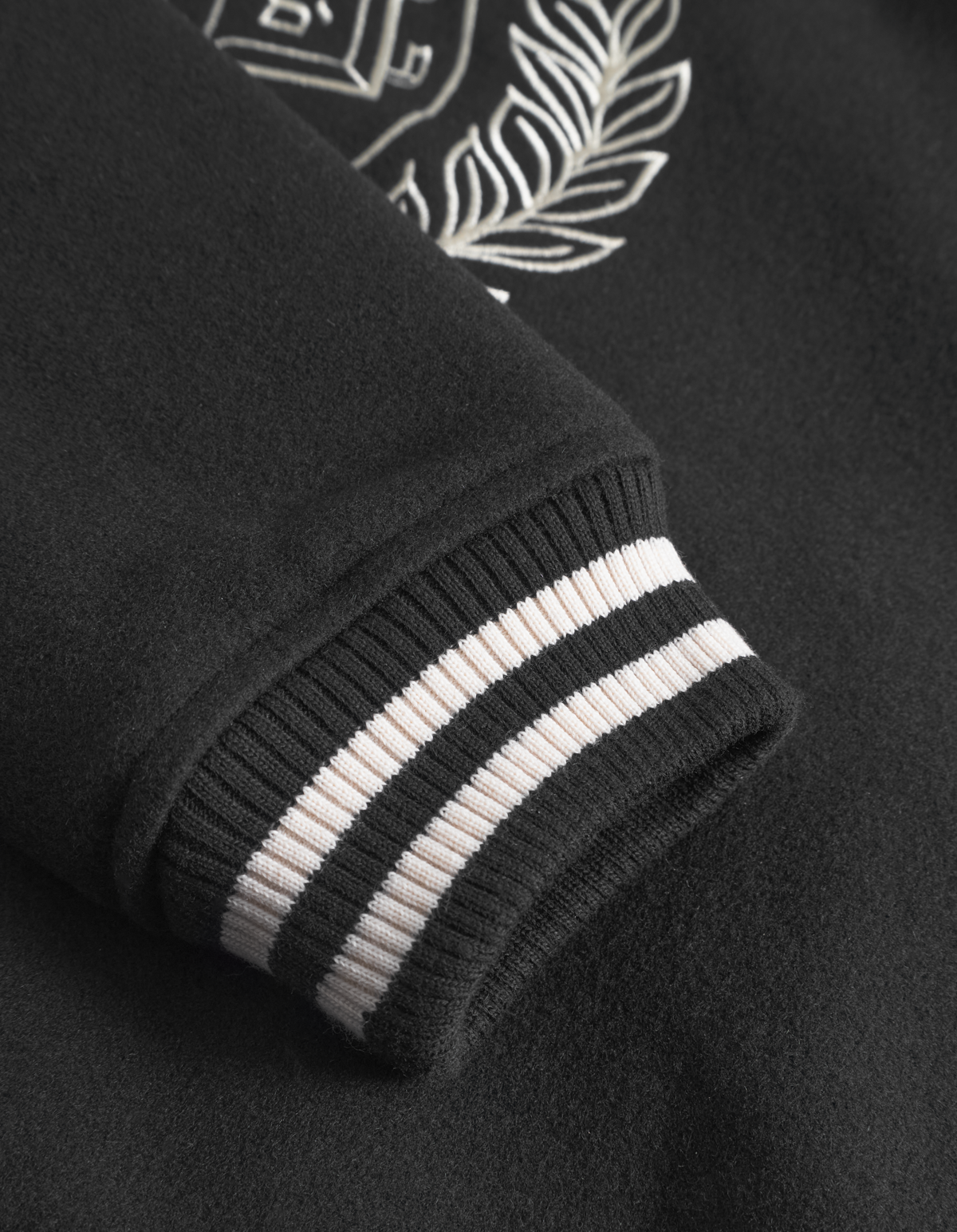 Les Deux Kids Black/Black Yale Ull Varsity Jacka KIDS