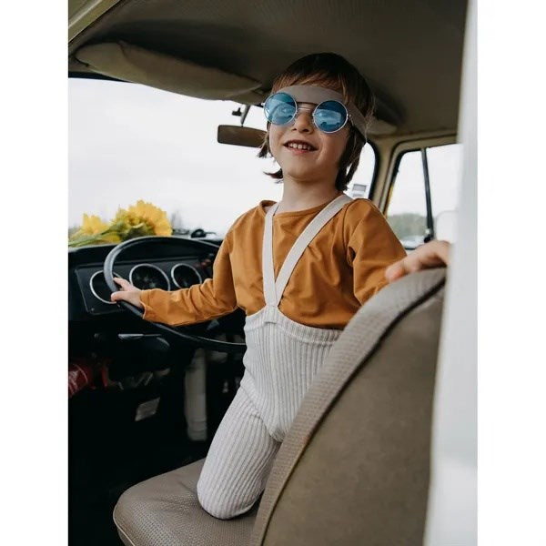 Silly Silas Hippy Footless Tights Cream Blend