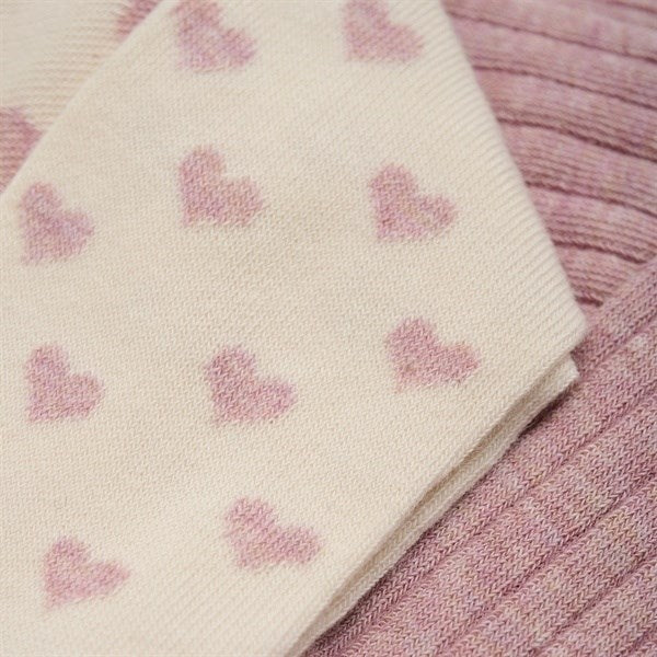 Minymo Light Rose Strumpbyxor m. Mønster 2-Pak