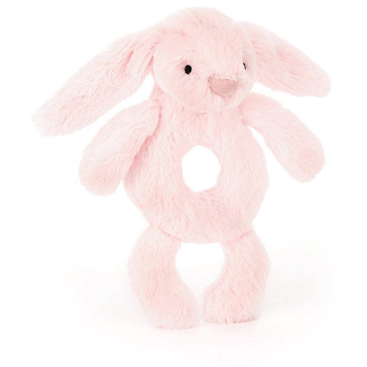 Jellycat Bashful Rosa Kanin Ring Skallra