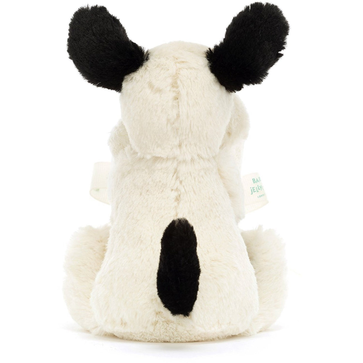 Jellycat Bashful Svart & Grädde Valp Napp