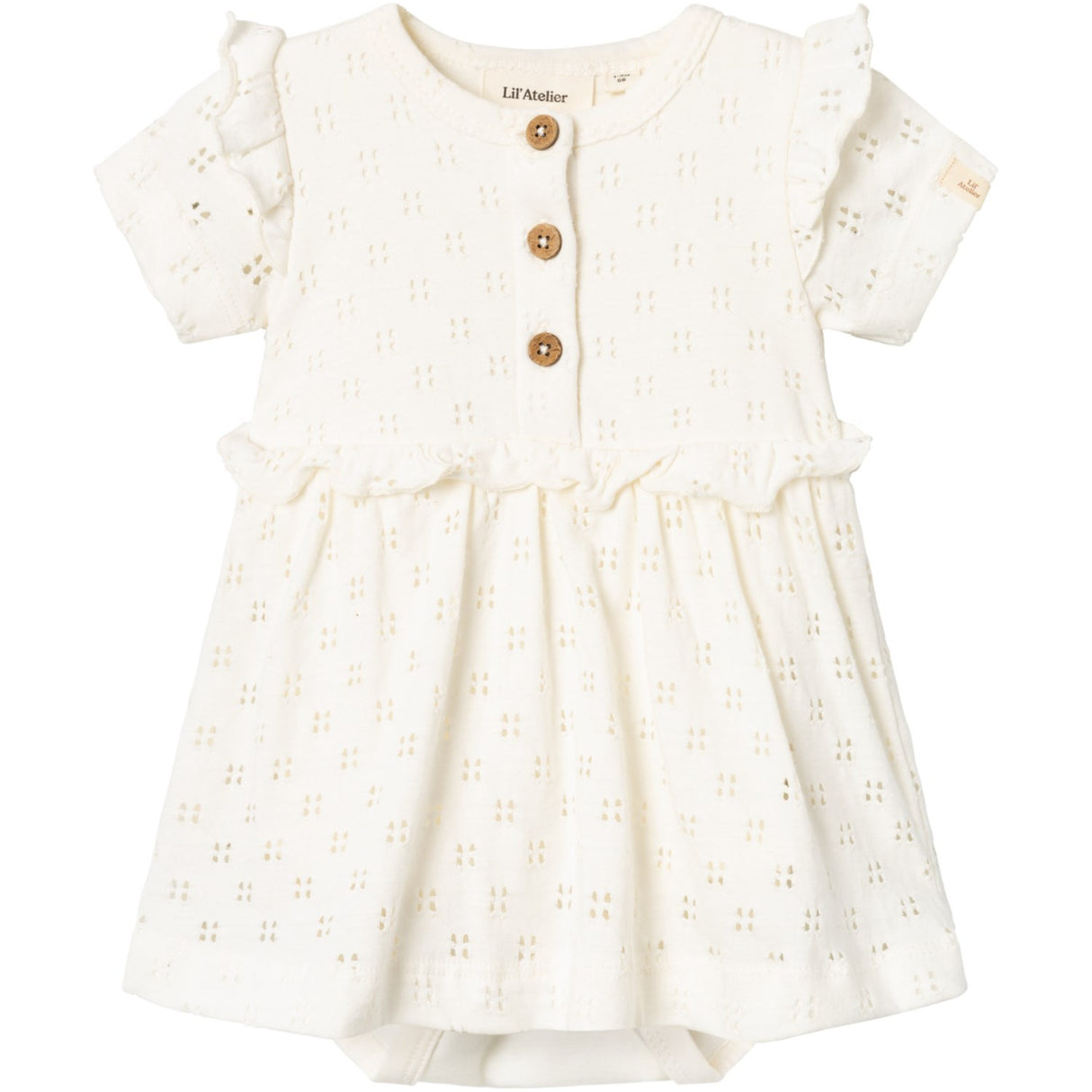 Lil'Atelier Coconut Milk Himaja Body Klänning