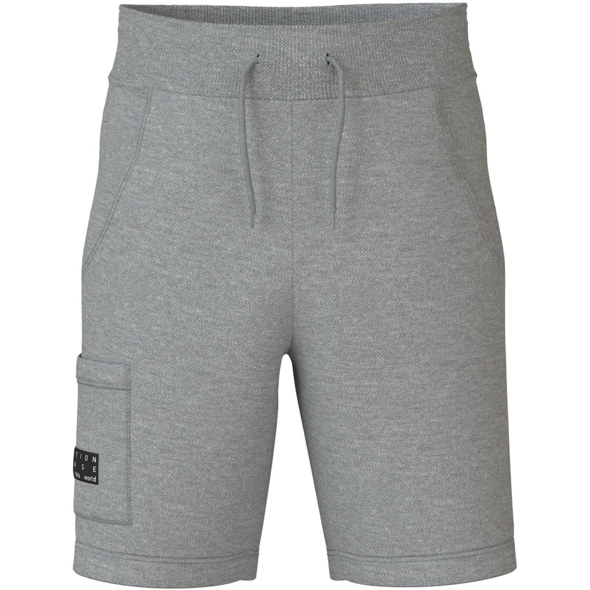 Name It Grey Melange Vivasse Lång Sweat Shorts