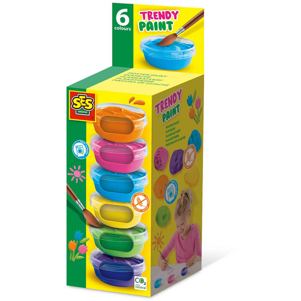 SES Creative Poster Paint - Trendig 6X45Ml