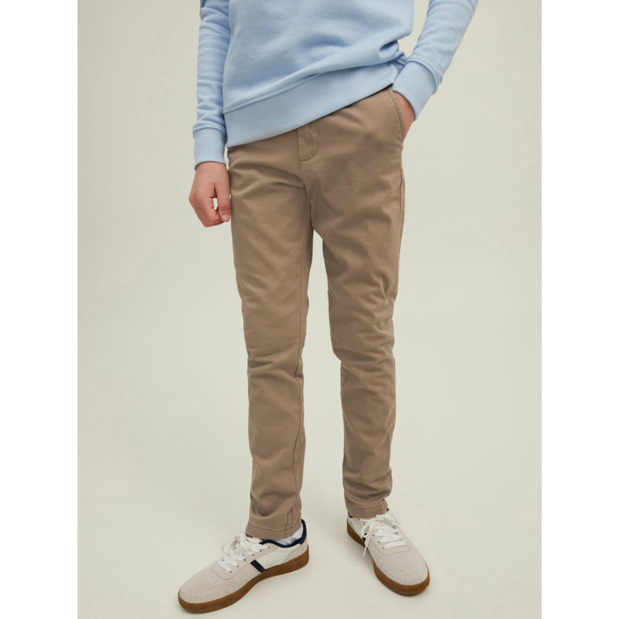 Jack & Jones Junior Beige Marco Bowie Byxor Noos