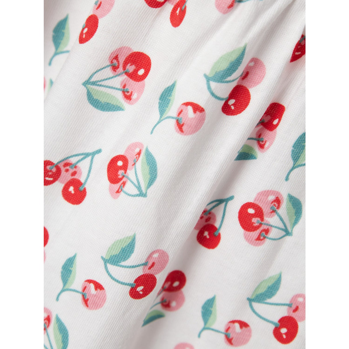 Name It Bright White Cherries Vigga Klänning Noos