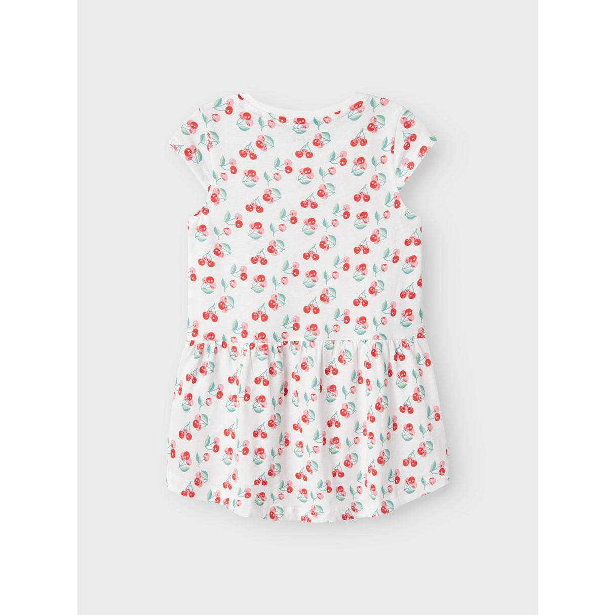 Name It Bright White Cherries Vigga Klänning Noos