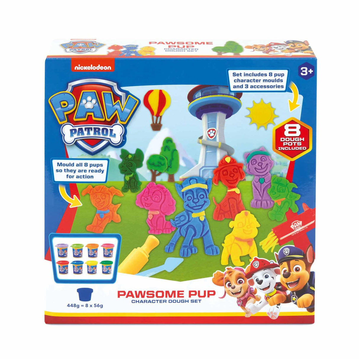 Paw Patrol Pawsome Pup Karaktär Modellering Vax Lekset