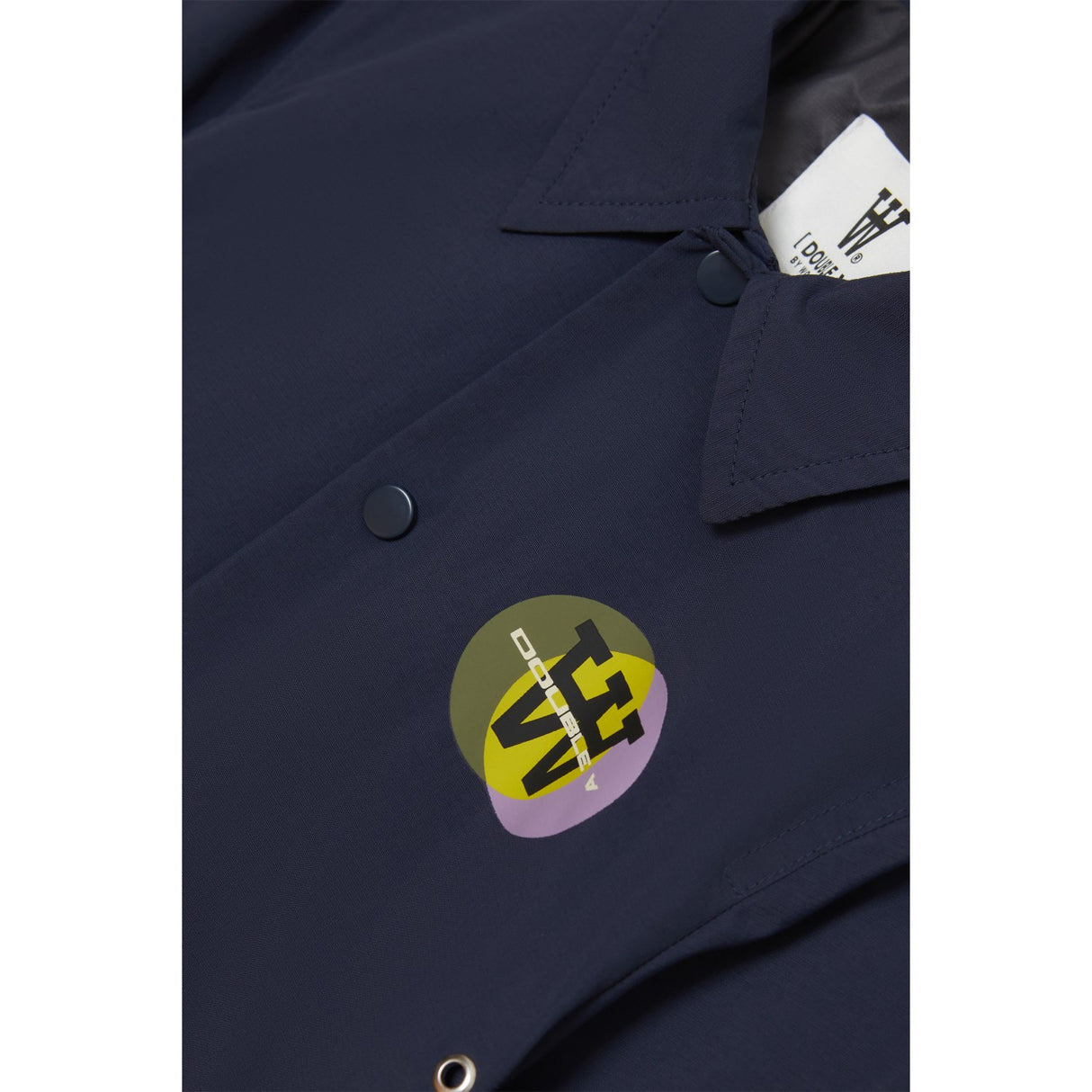 Wood Wood Navy Tommy Eclipse Coach Jacka