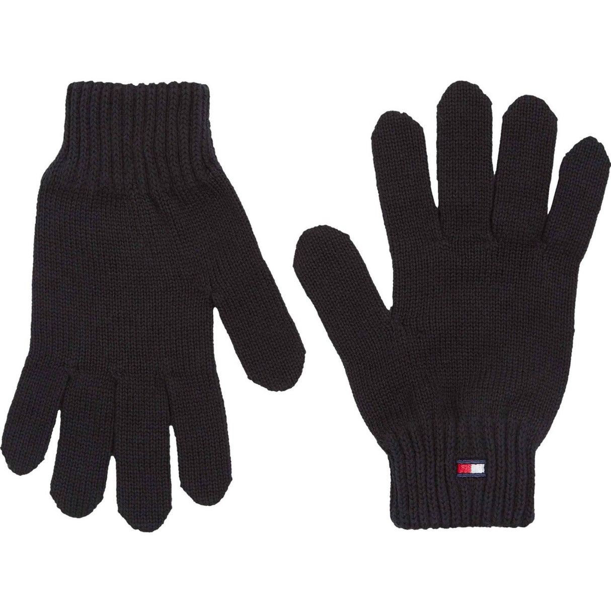 Tommy Hilfiger Black Small Flag Handskar