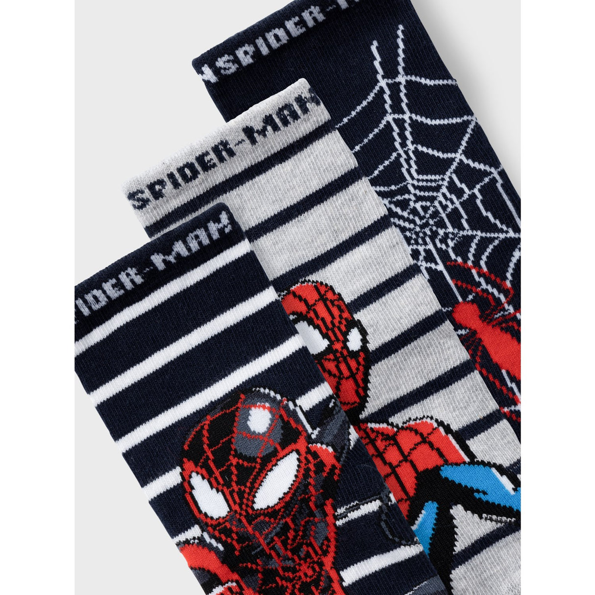 Name It Dark Sapphire Muksi Spiderman Strumpor 3-pack