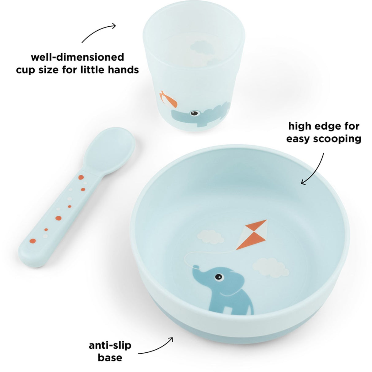 DonebyDeer Foodie Første Matsalsset Playground Blå