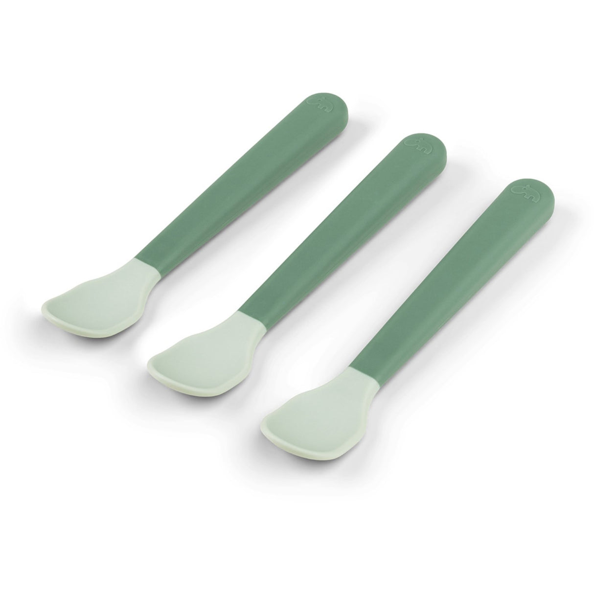 DonebyDeer Foodie Easy-Grip Bebisske 3-Pack Grøn