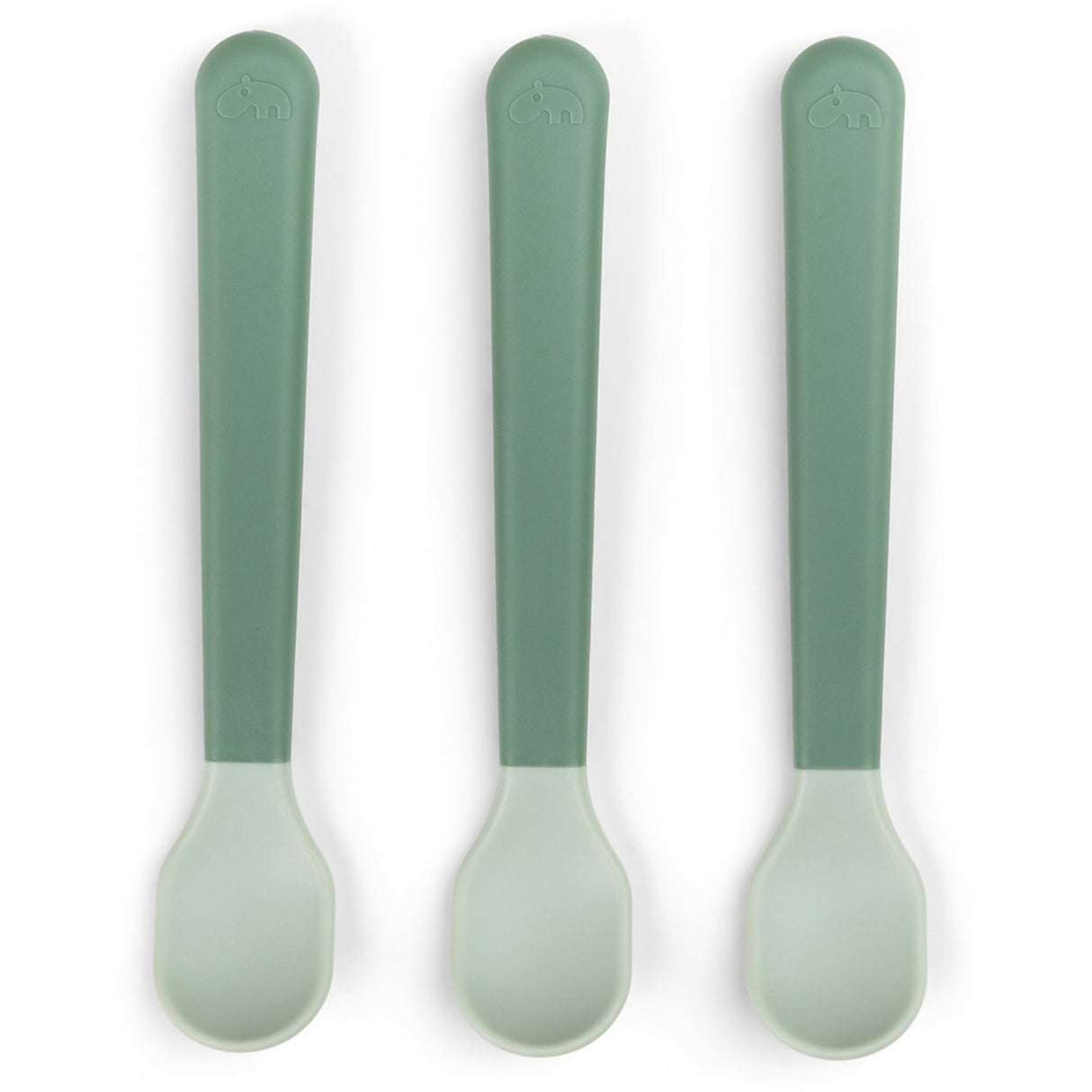DonebyDeer Foodie Easy-Grip Bebisske 3-Pack Grøn
