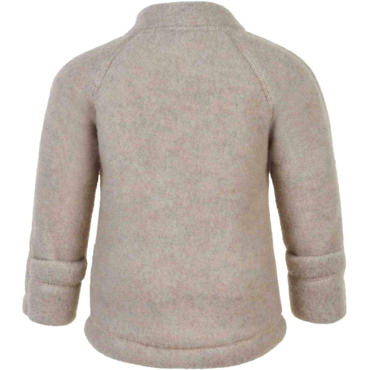 Mikk-Line Melange Offwhite Ull Baby Jacka