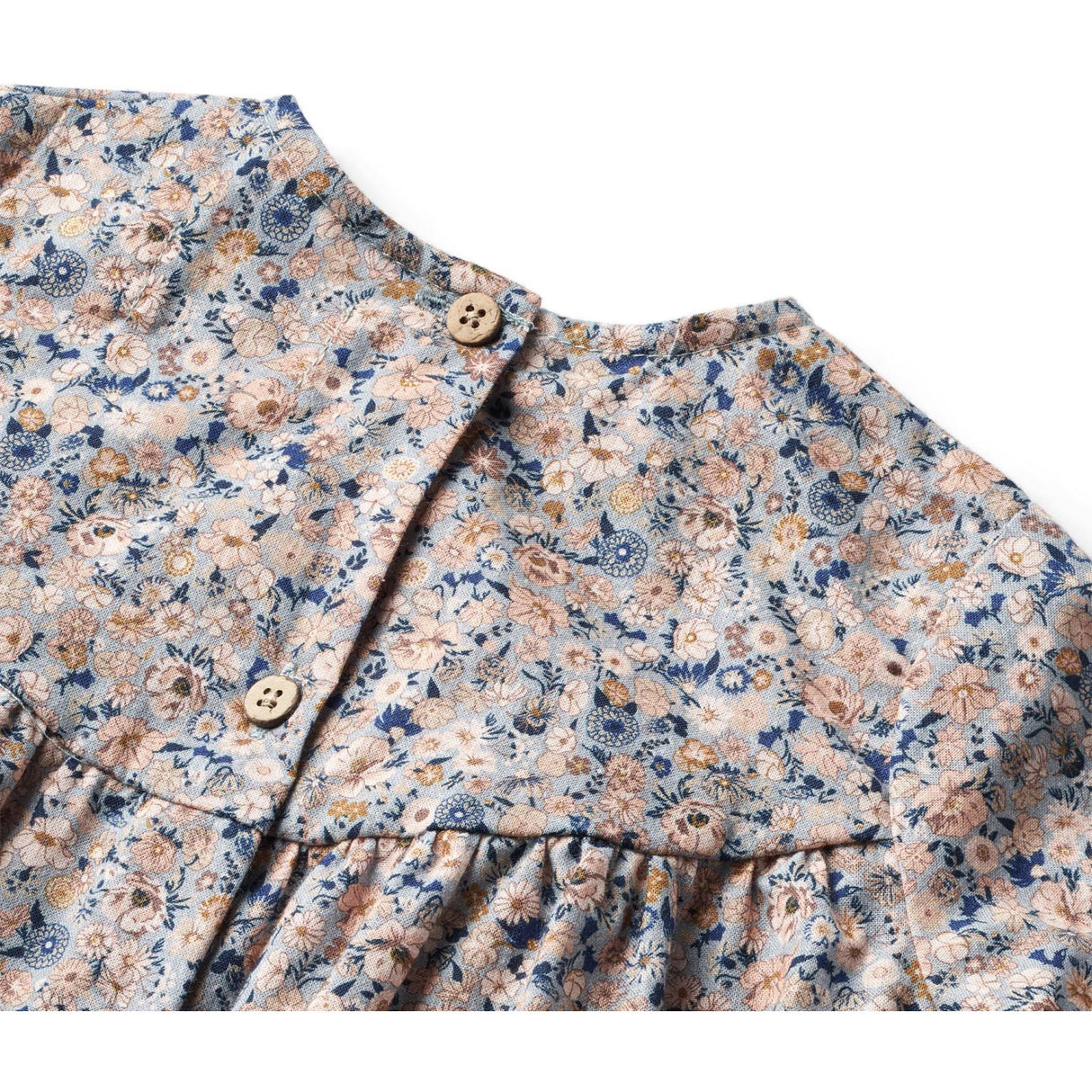 Wheat Cloudy Wild Flowers Klänning Fenja